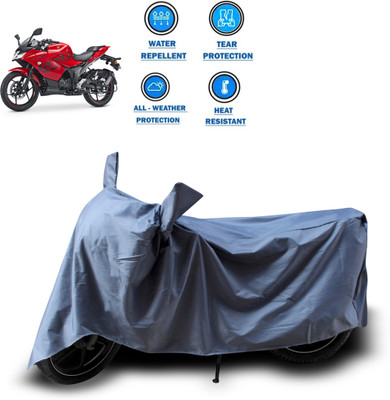 CODOKI Two Wheeler Cover for Suzuki(Gixxer SF, Grey)