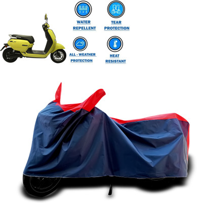 CODOKI Two Wheeler Cover for Okinawa(Lite, Red)