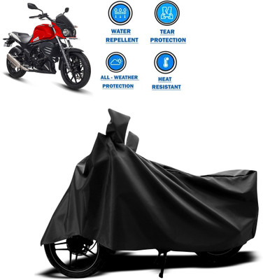 CODOKI Two Wheeler Cover for Mahindra(Mojo UT 300, Black)