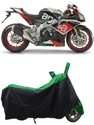 Coxtor Waterproof Two Wheeler Cover for Aprilia(RSV4, Green)