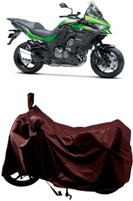SUGASHRI Waterproof Two Wheeler Cover for Kawasaki(Ninja 1000 BS6, Maroon)