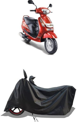 SK AUTO Two Wheeler Cover for Mahindra(Duro DZ, Black)
