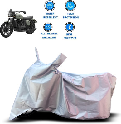 CODOKI Two Wheeler Cover for JAWA(Jawa, Silver)