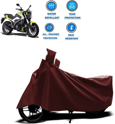 PAGORA Waterproof Two Wheeler Cover for Bajaj(Dominar 250, Maroon)