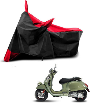 SK AUTO Two Wheeler Cover for Universal For Bike(GTS 300, Red, Black)