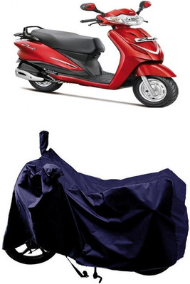 SUGASHRI Waterproof Two Wheeler Cover for Hero(Duet 125CC, Blue)