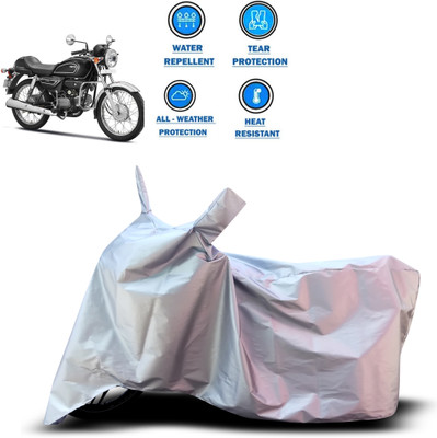 CODOKI Two Wheeler Cover for Hero(Splendor Pro Classic, Silver)