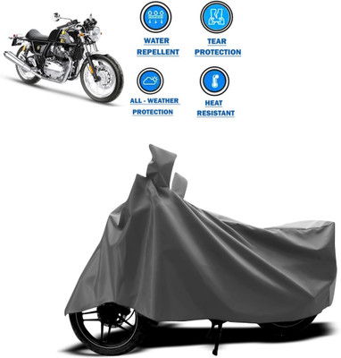 CODOKI Two Wheeler Cover for Royal Enfield(Continental GT 650, Grey)
