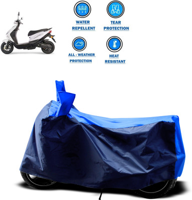 CODOKI Two Wheeler Cover for Ampere(REO, Blue)