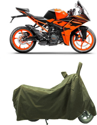 Coxtor Waterproof Two Wheeler Cover for KTM(RC 200, Gold)