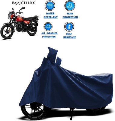 CODOKI Two Wheeler Cover for Bajaj(Blue)