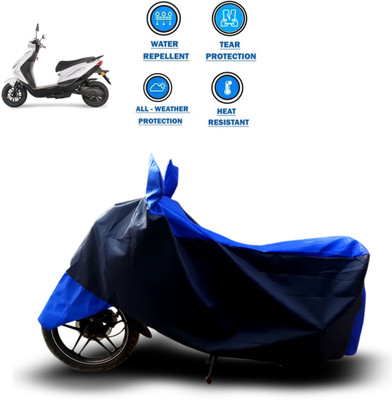 CODOKI Two Wheeler Cover for Ampere(REO, Blue)