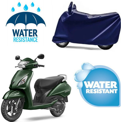 Mdstar Waterproof Two Wheeler Cover for TVS(Jupiter classic, Blue)