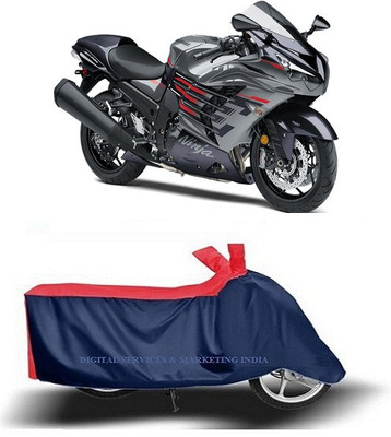 DSAMI Two Wheeler Cover for Kawasaki(Ninja ZX-14R, Blue)