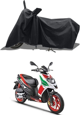 SK AUTO Two Wheeler Cover for Aprilia(SR 150, Black)