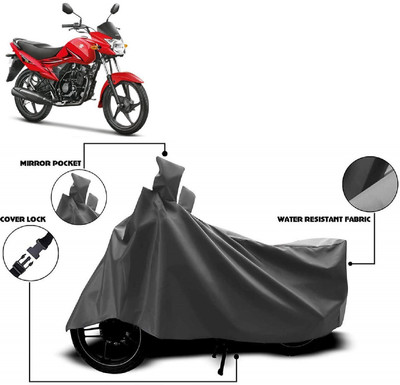 MMSSTAR Waterproof Two Wheeler Cover for Suzuki(Hayate EP, Grey)