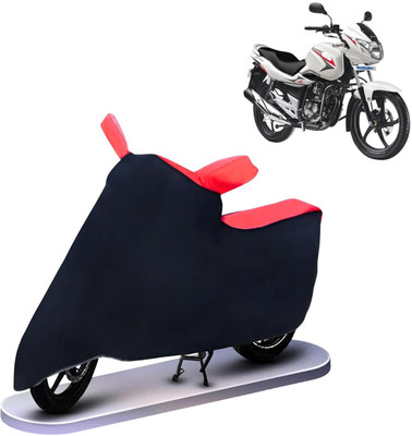 SK AUTO Two Wheeler Cover for Suzuki(GS 150R, Red, Black)