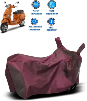 CODOKI Waterproof Two Wheeler Cover for Piaggio(Vespa SXL 125, Maroon)