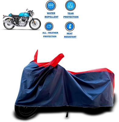 CODOKI Two Wheeler Cover for Royal Enfield(Continental GT, Red)