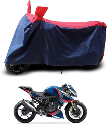 SK AUTO Two Wheeler Cover for TVS(Apache RTR 180, Red, Blue)