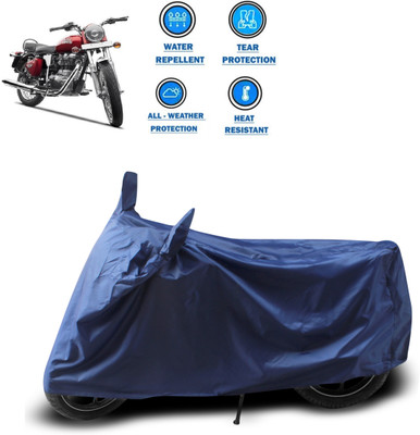 CODOKI Two Wheeler Cover for Royal Enfield(Electra, Blue)