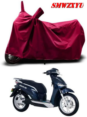 smwzxyu Waterproof Two Wheeler Cover for Universal For Bike(Maroon)