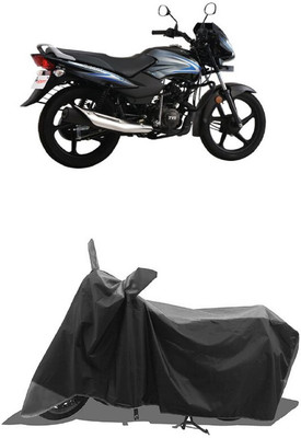 SUGASHRI Waterproof Two Wheeler Cover for TVS(Sport ES BS6, Grey, Black)