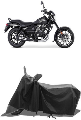SUGASHRI Waterproof Two Wheeler Cover for Bajaj(Avenger 160 Street, Grey, Black)