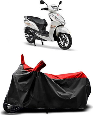 SK AUTO Two Wheeler Cover for Ampere(Magnus, Red, Black)