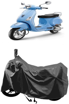 SUGASHRI Waterproof Two Wheeler Cover for Piaggio(Vespa VXL, Grey)