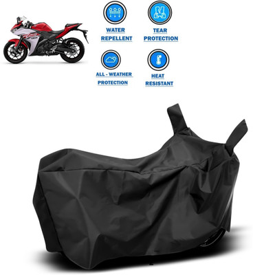 PAGORA Two Wheeler Cover for Yamaha(YZF R25, Black)