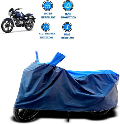 PAGORA Two Wheeler Cover for Bajaj(V12, Blue)