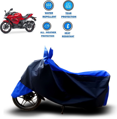 CODOKI Two Wheeler Cover for Suzuki(Gixxer SF, Blue)