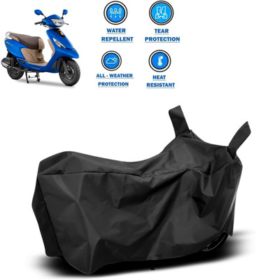 CODOKI Two Wheeler Cover for TVS(Zest, Black)