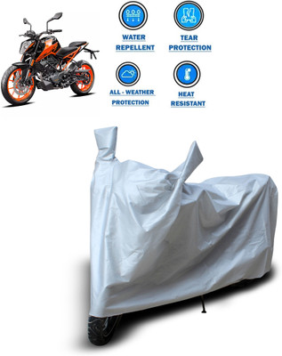 PAGORA Two Wheeler Cover for KTM(Duke 200, Silver)