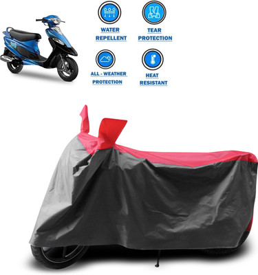 CODOKI Two Wheeler Cover for TVS(Scooty Pep+, Grey)