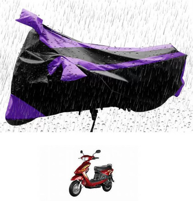 RONISH Waterproof Two Wheeler Cover for Indus(Yo Spark, Purple, Black)