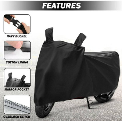Mobidezire Waterproof Two Wheeler Cover for Hero(Electric Dash BS6, Black)
