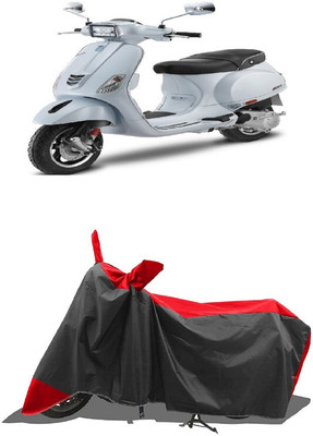 SUGASHRI Waterproof Two Wheeler Cover for Vespa(Vespa SXL 150, Red, Black)