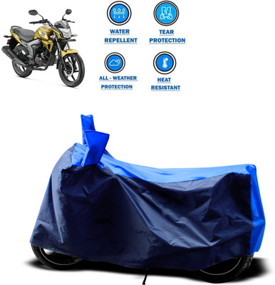 CODOKI Two Wheeler Cover for Honda(CB Trigger, Blue)
