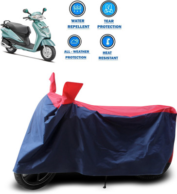CODOKI Two Wheeler Cover for Hero(Duet, Red)