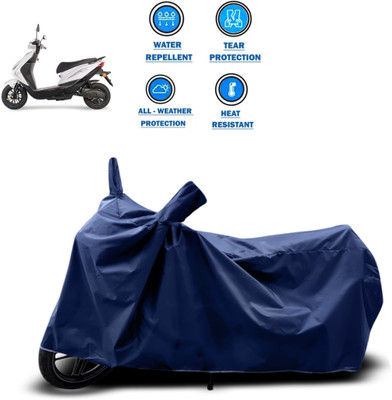 CODOKI Two Wheeler Cover for Ampere(REO, Blue)