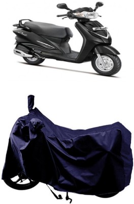 SUGASHRI Waterproof Two Wheeler Cover for Hero(Duet LX 110CC BS6, Blue)