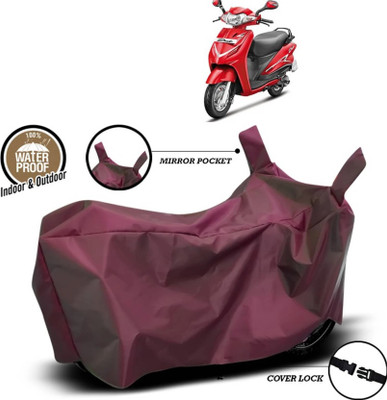 SK AUTO Two Wheeler Cover for Hero(Moto Corp Duet, Maroon)