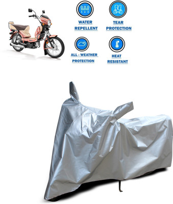 CODOKI Two Wheeler Cover for TVS(XL 100, Silver)