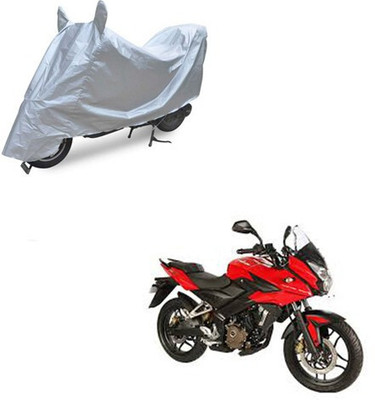 SK AUTO Waterproof Two Wheeler Cover for Bajaj(Pulsar AS 150, Silver)