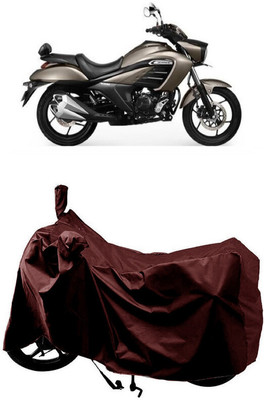 SUGASHRI Waterproof Two Wheeler Cover for Suzuki(intruder 150, Maroon)