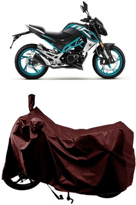 SUGASHRI Waterproof Two Wheeler Cover for CFMoto(150NK BS6, Maroon)