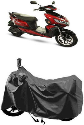 SUGASHRI Waterproof Two Wheeler Cover for Okinawa(i-Praise, Grey)