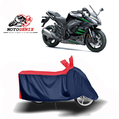 SK AUTO Two Wheeler Cover for Kawasaki(Ninja 1000, Red, Blue)